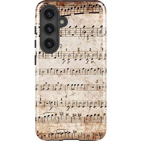 Antique Notes Galaxy S25 Impact Case